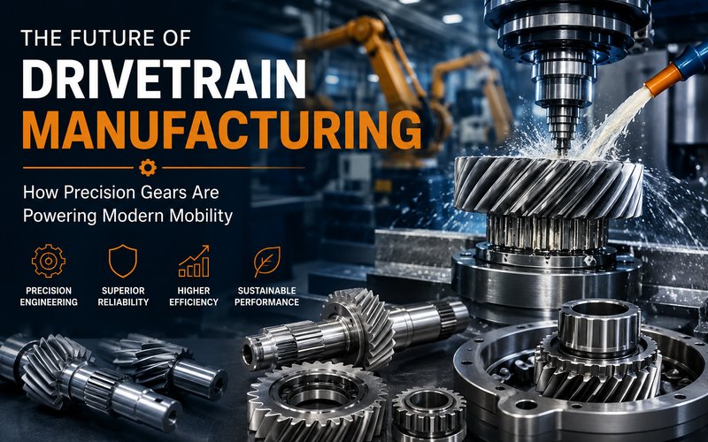 The Future of Drivetrain Manufacturing: How Precision Gears Are Powering Modern Mobility