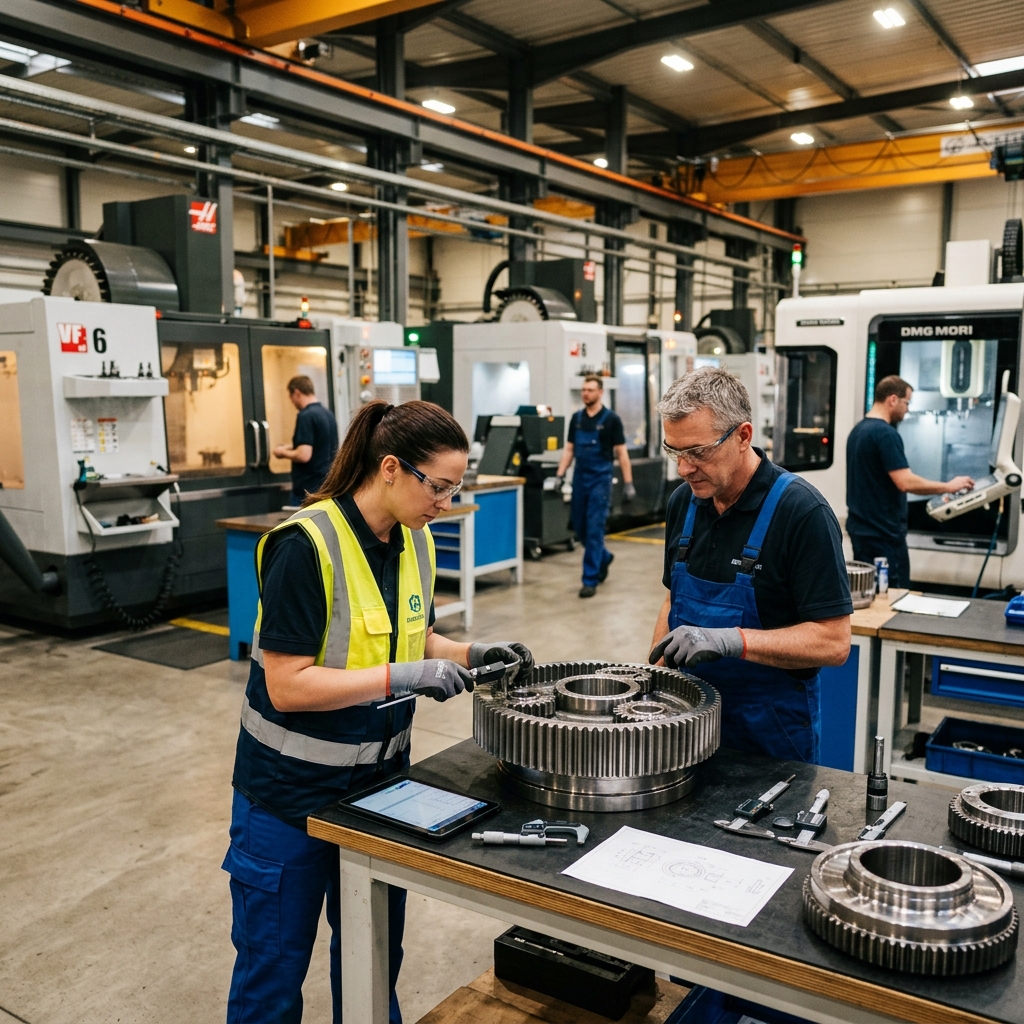 Sanjeev Auto precision CNC manufacturing floor